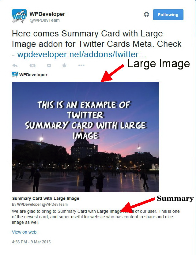 Twitter Cards Meta gallery image