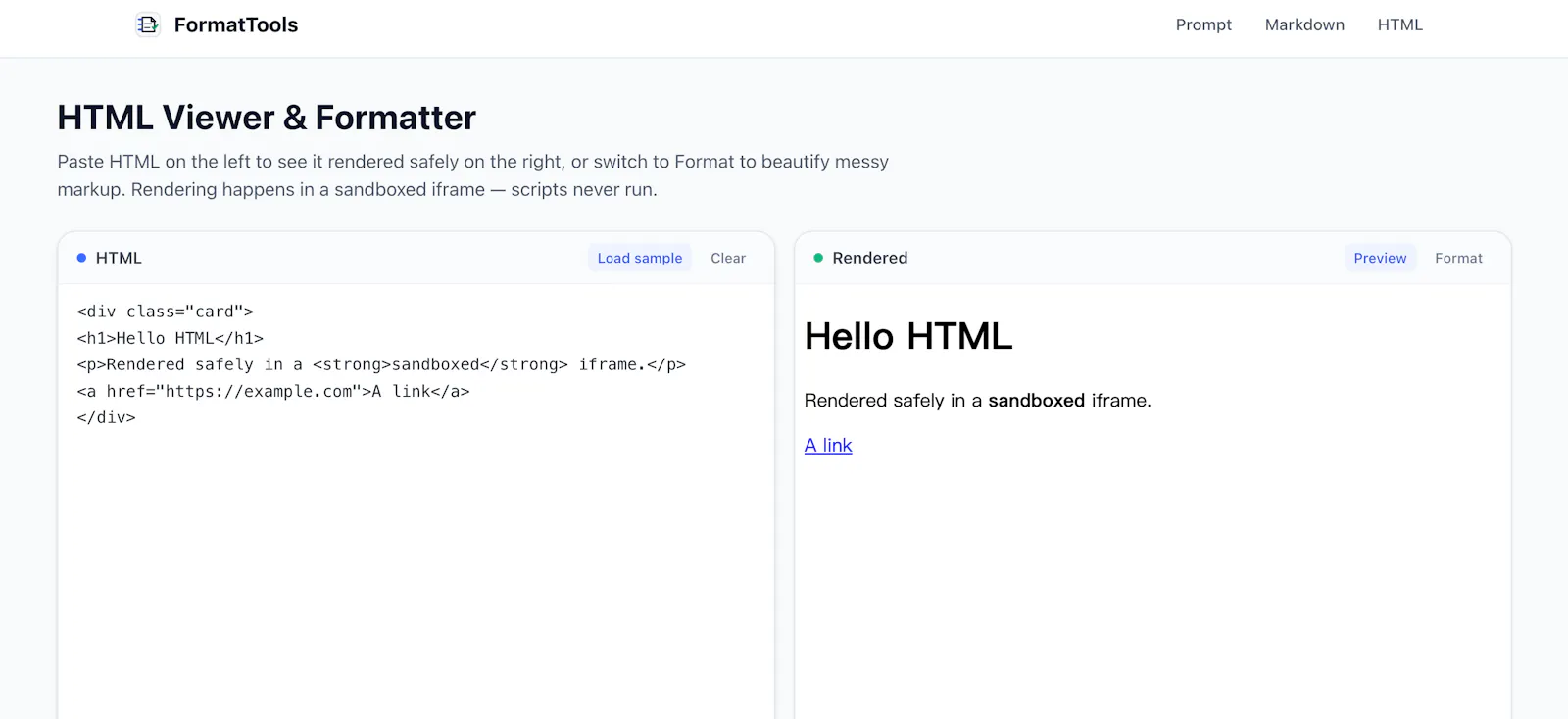 FormatTools screenshot 1