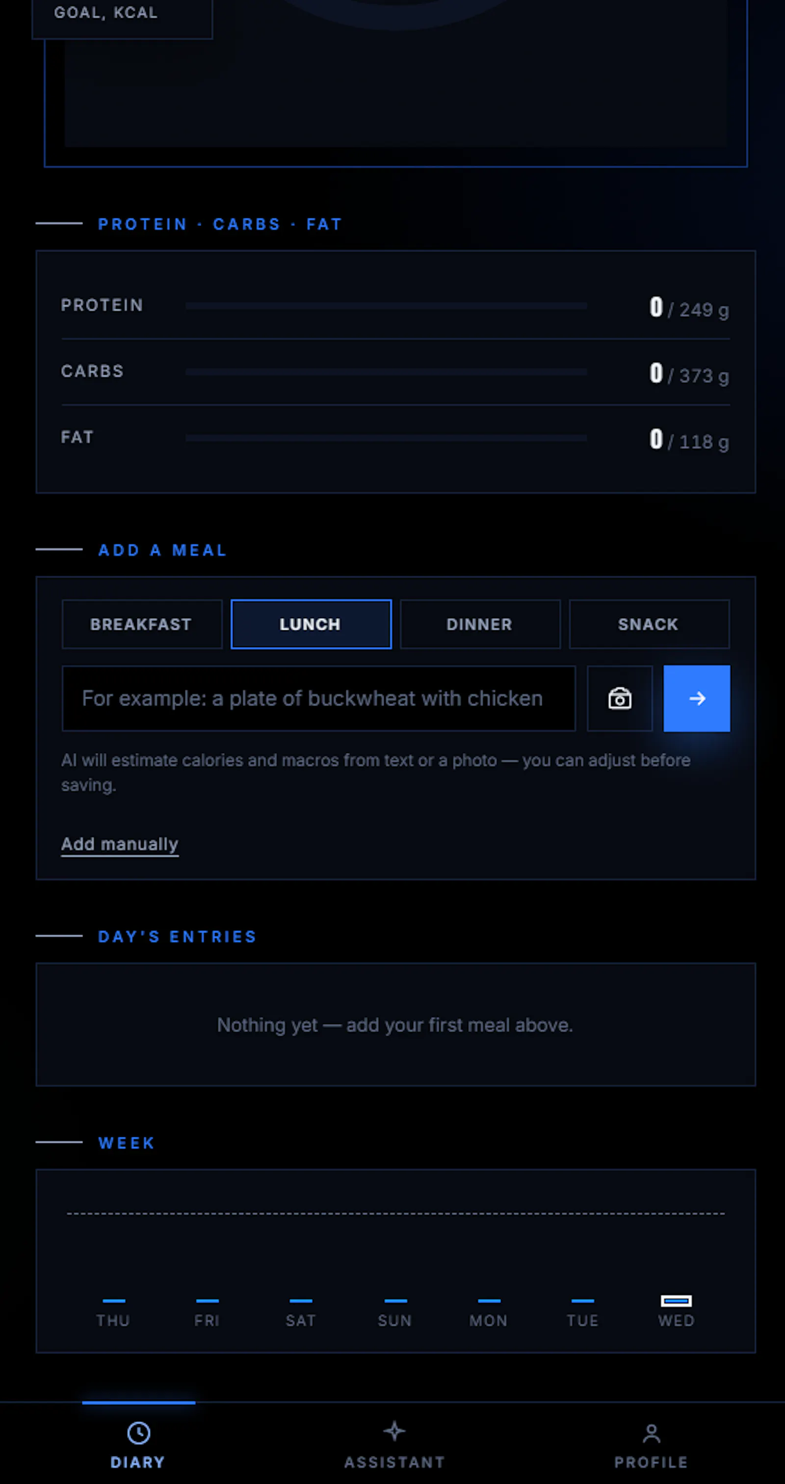 Calorie Dintis screenshot 4