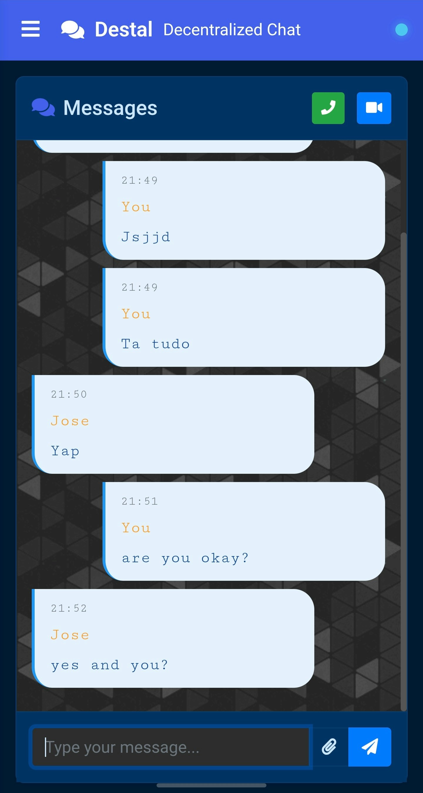 Desatada - Chat descentralizado seguro media 2