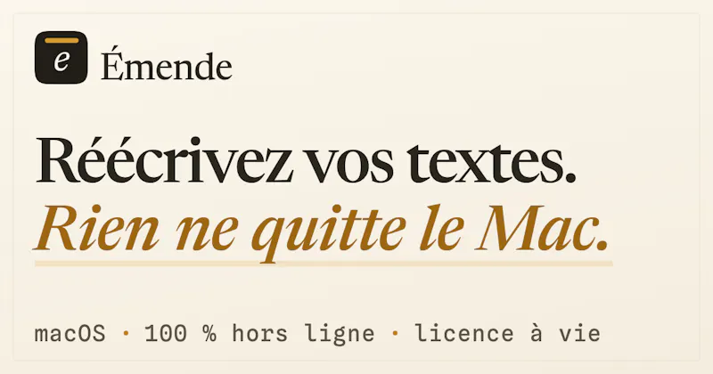 Émende screenshot 2