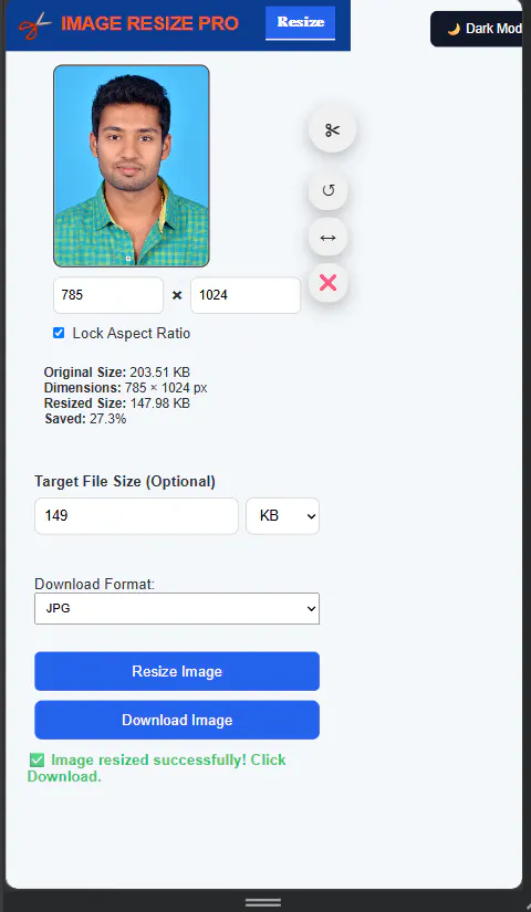 Image Resize Pro gallery image