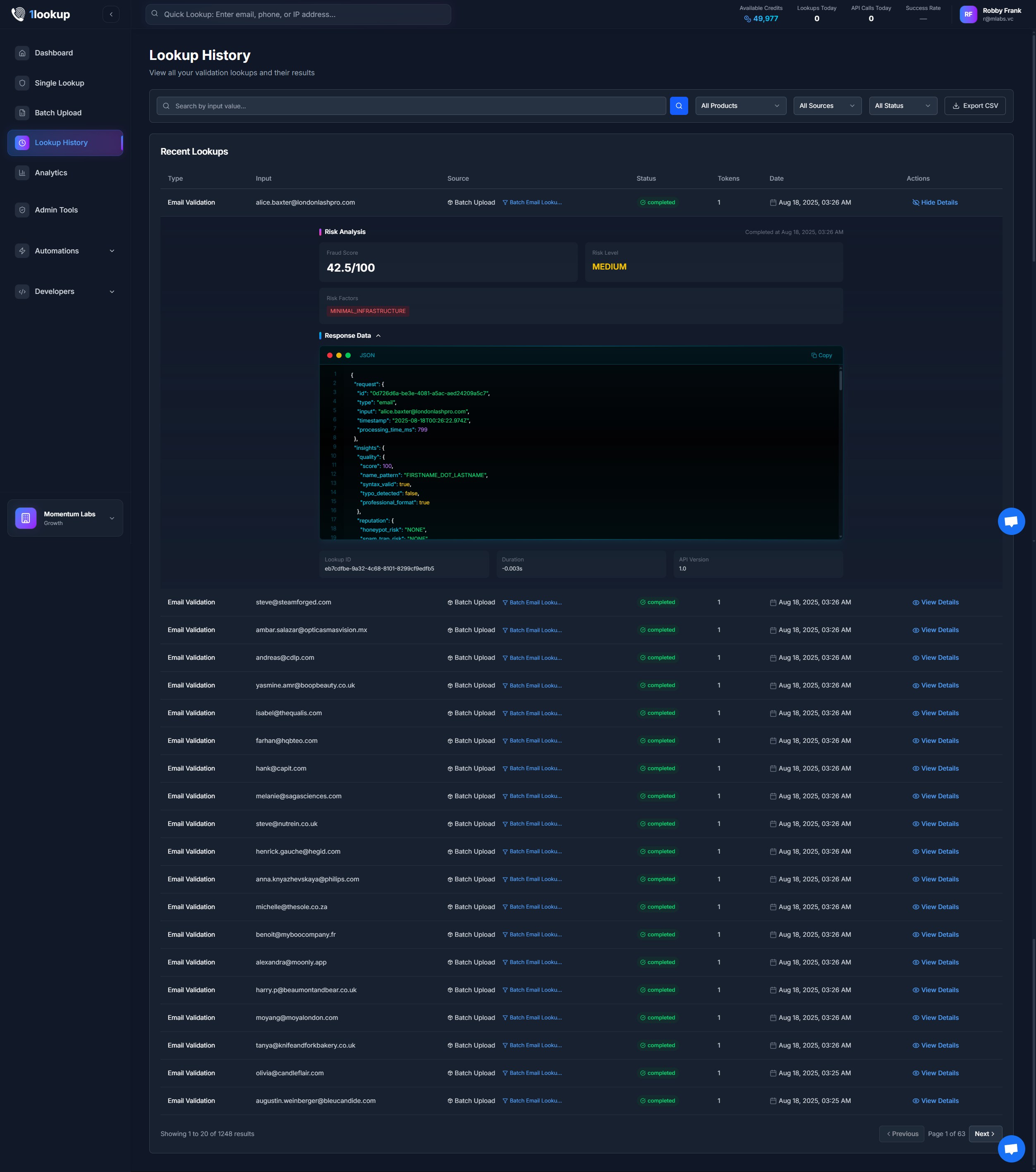 1Lookup gallery image