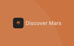 Discover Mars media 1
