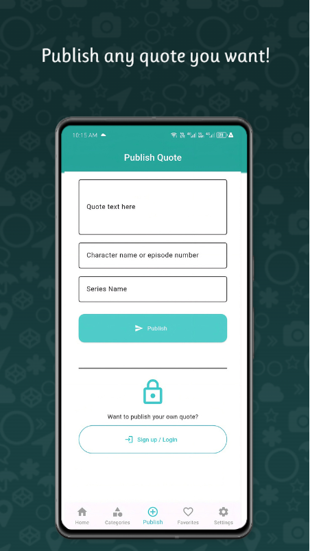 DiziQuote - TV Series Quotes Collector  - Screenshot 3 showing product features and functionality