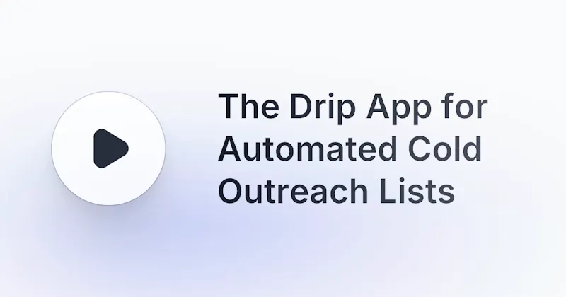 The Drip App - Consistent Cold Outreach screenshot 2