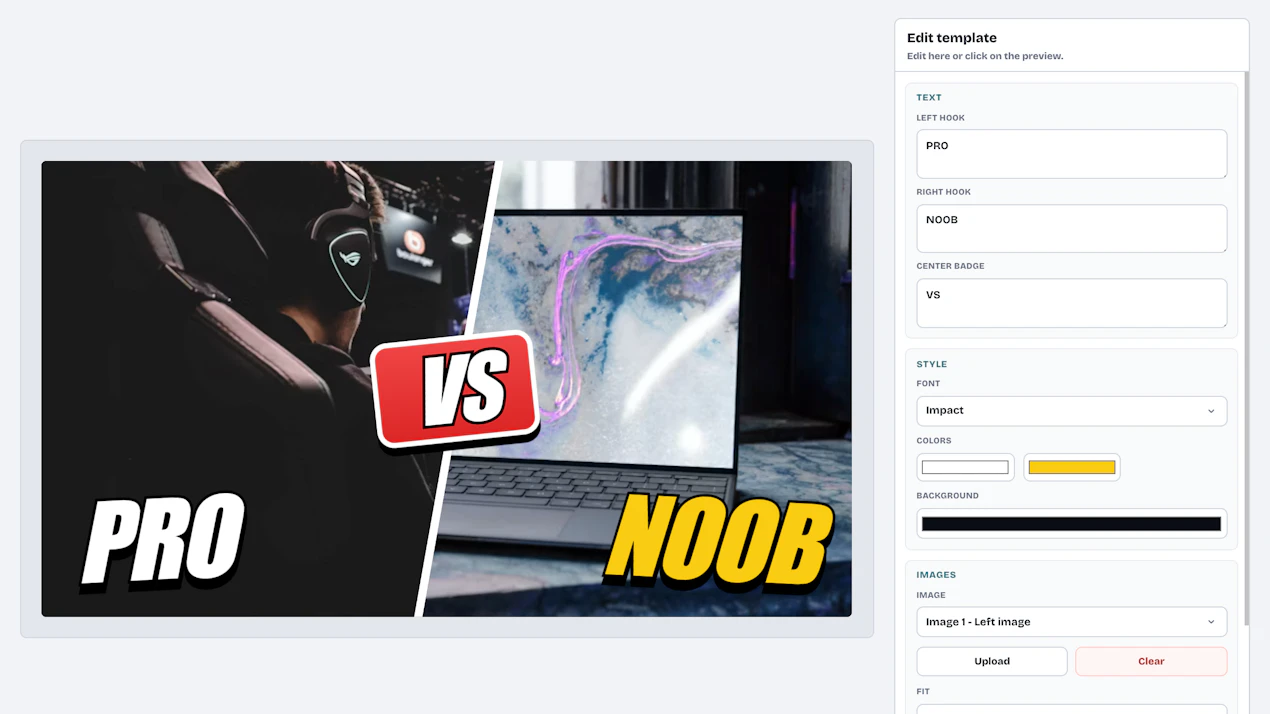 Free YouTube Thumbnail Maker product