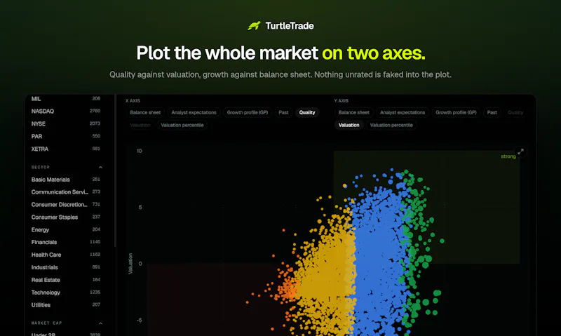 TurtleTrade — transparent stock screener screenshot 6