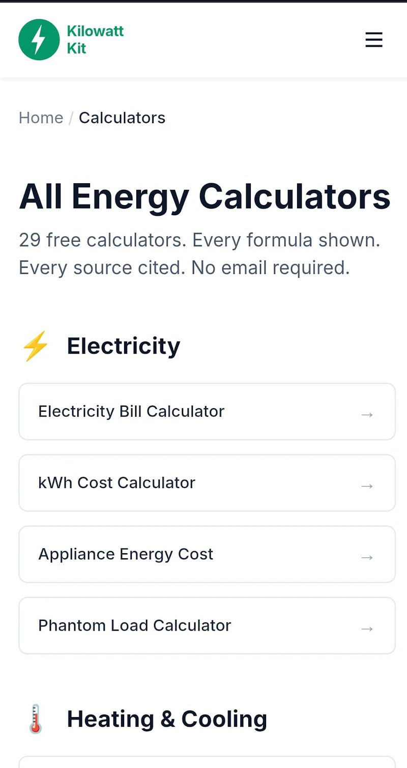 KilowattKit screenshot 1