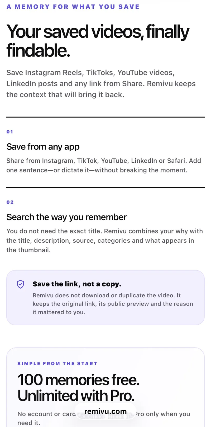 Remivu screenshot 2
