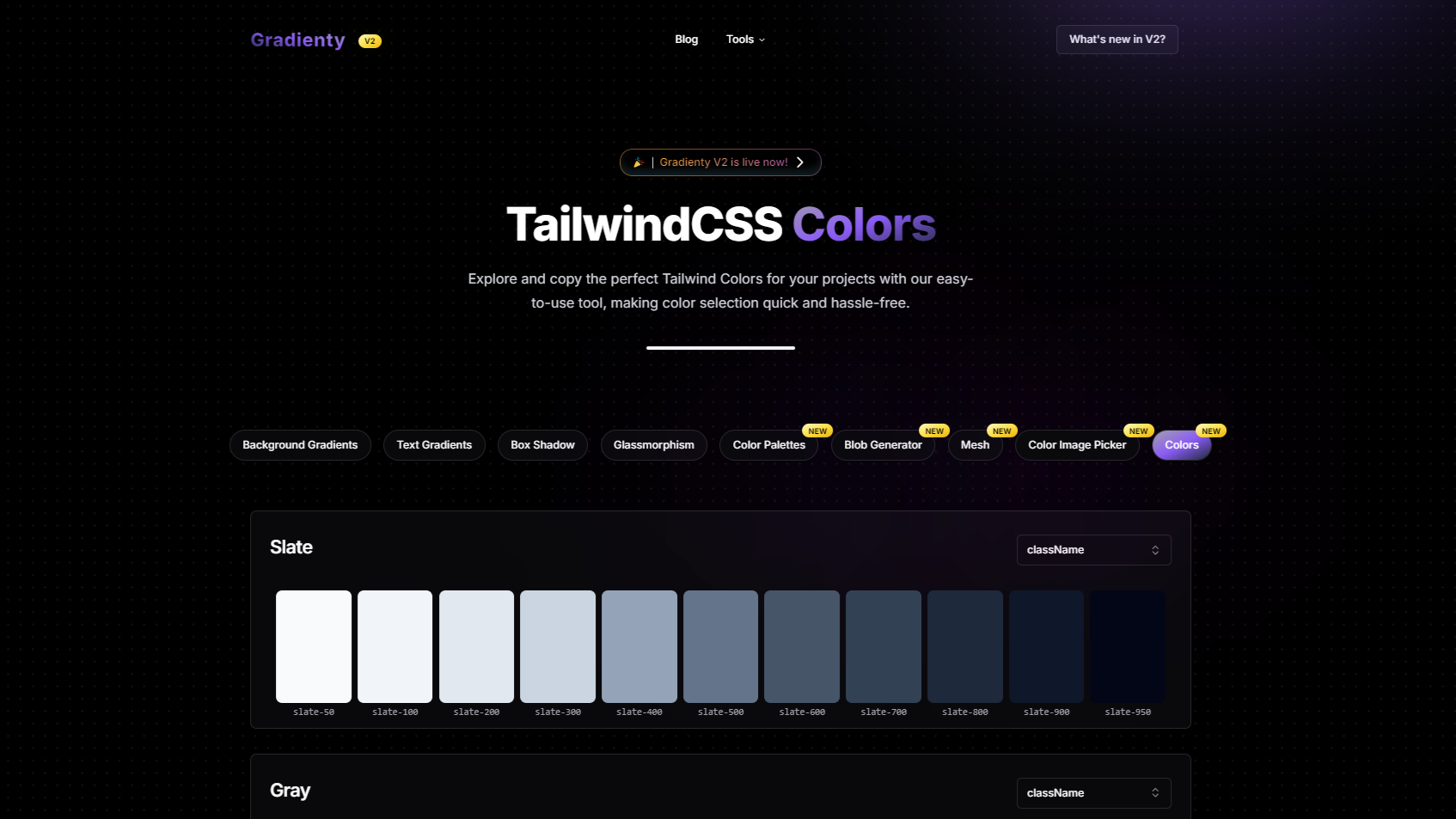 Gradienty 2.0 - CSS gradyanları, metin, gölgeler ve paletler kolayca oluşturun medya 5
