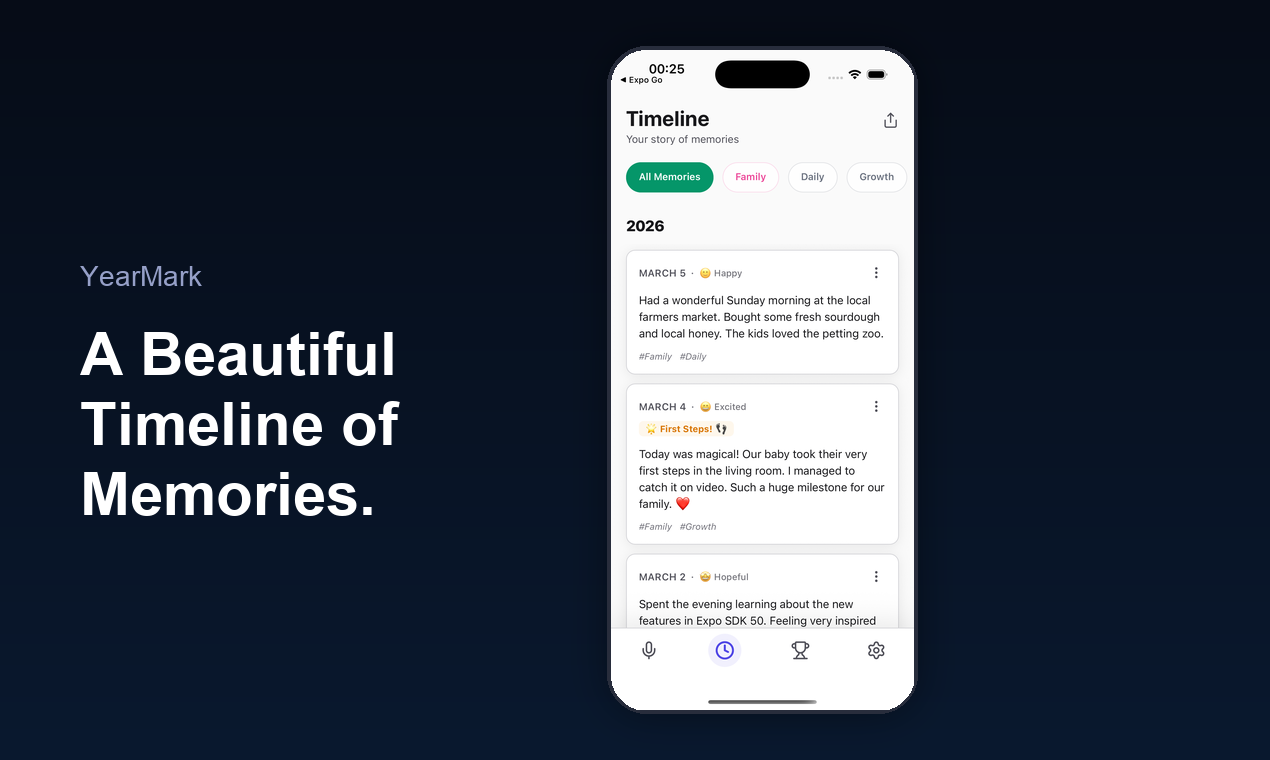 YearMark - AI Memory Journal gallery image