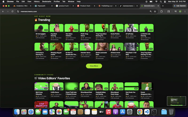MemeScreens screenshot 2
