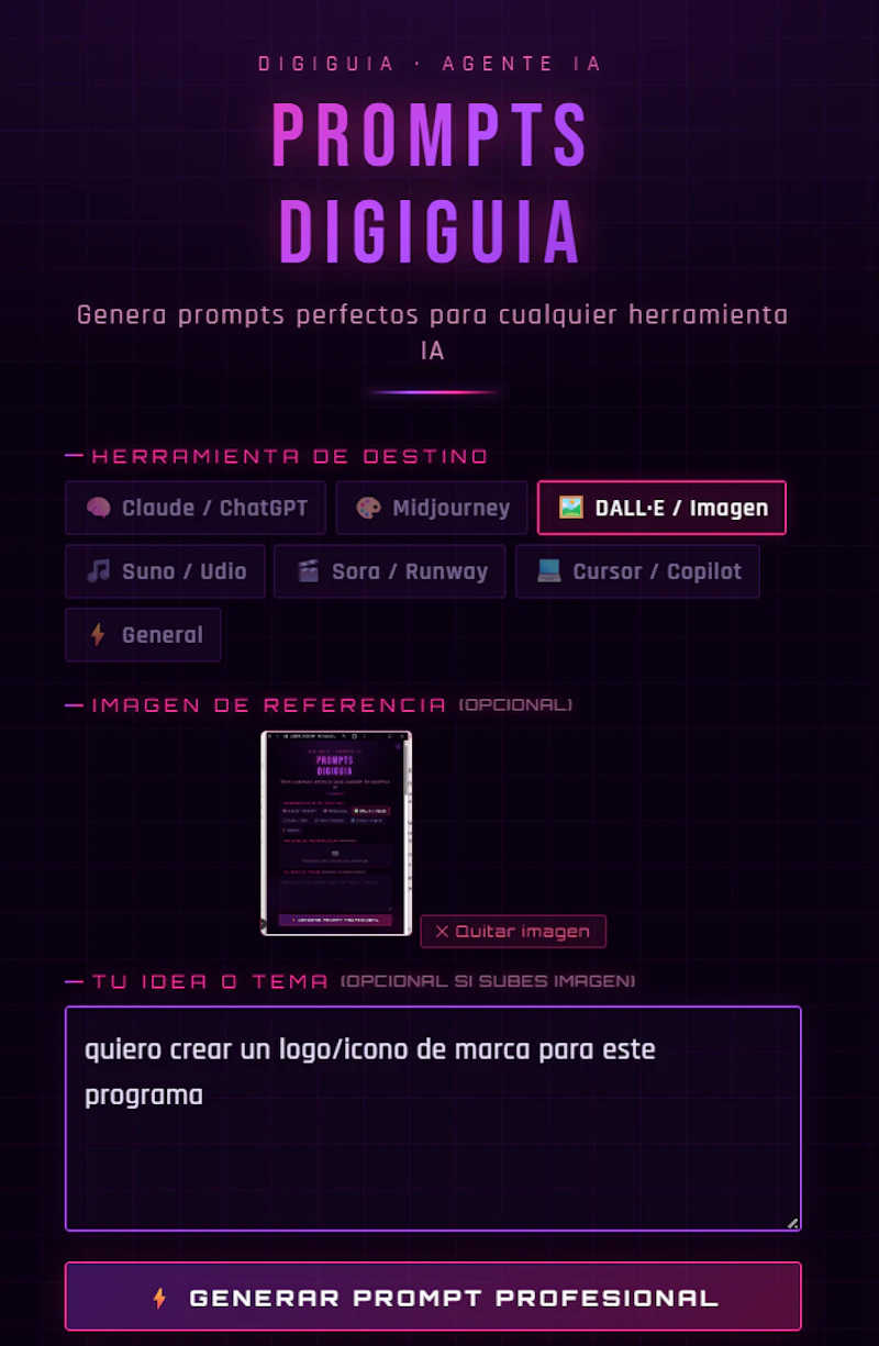 AGENT PROMT PRO screenshot 1
