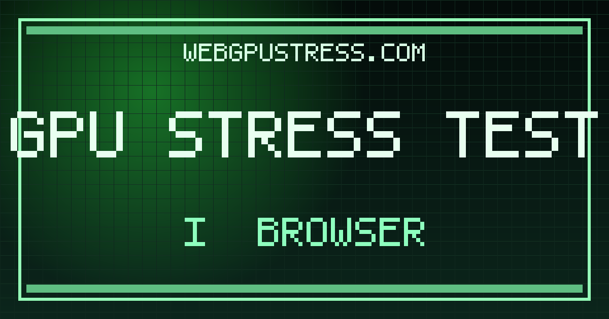 WebGPUStress gallery image