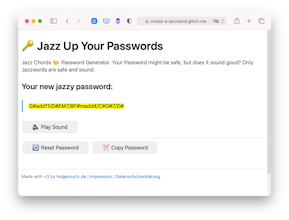 Jazz Up Your Passwords gallery image