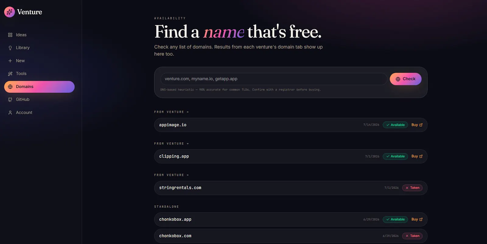 Venturee.app screenshot 8