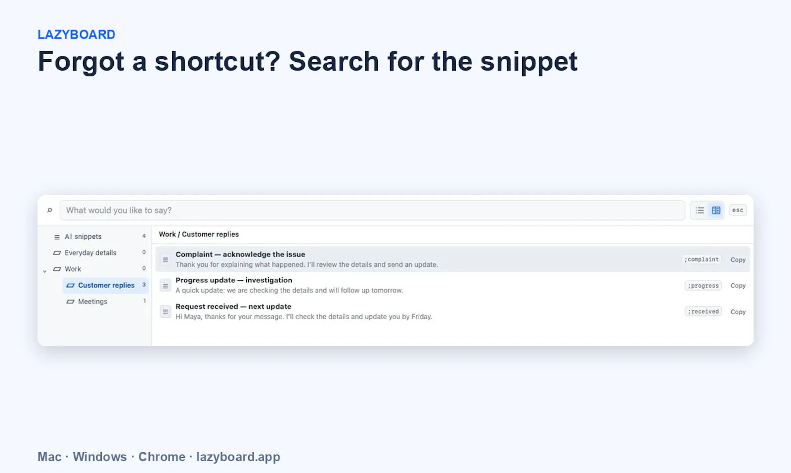 LazyBoard screenshot 3