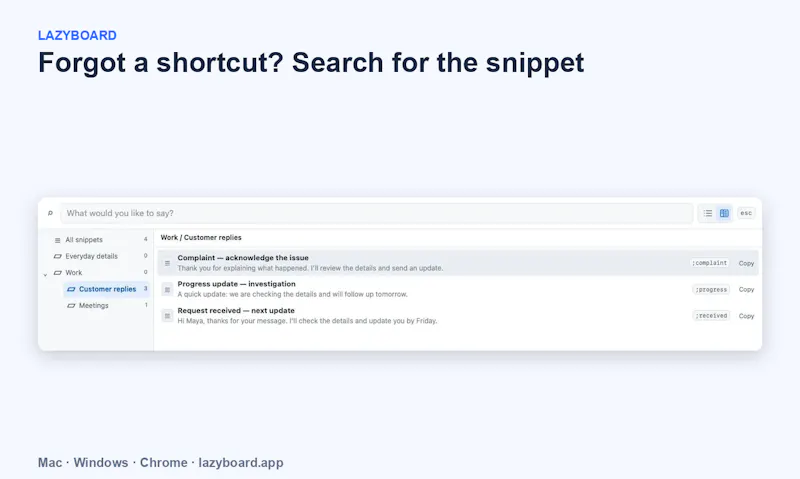 LazyBoard screenshot 3