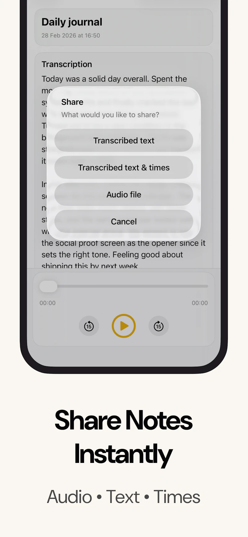 VoiceScriber AI: Offline Notes screenshot 5