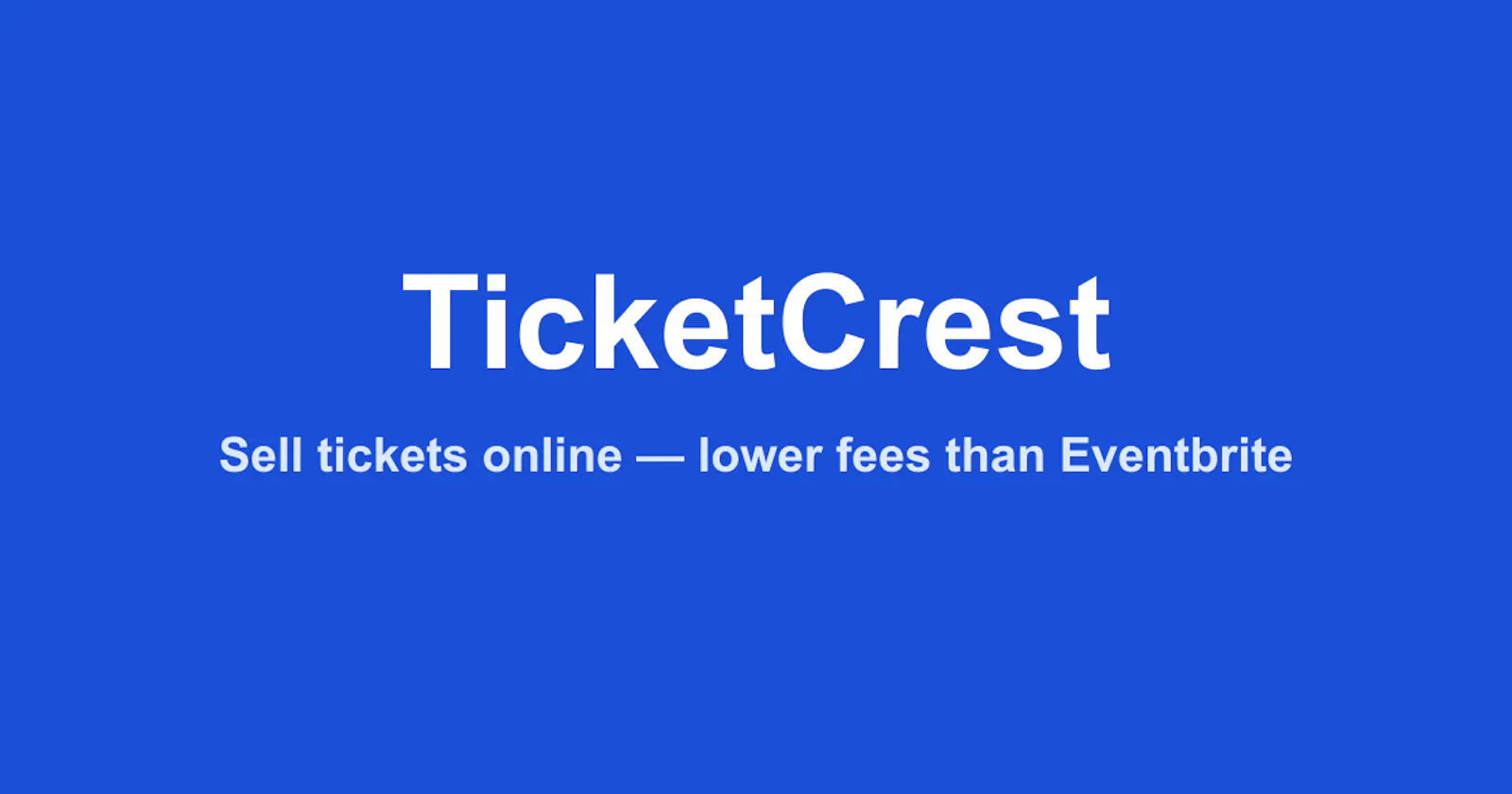 TicketCrest screenshot 1