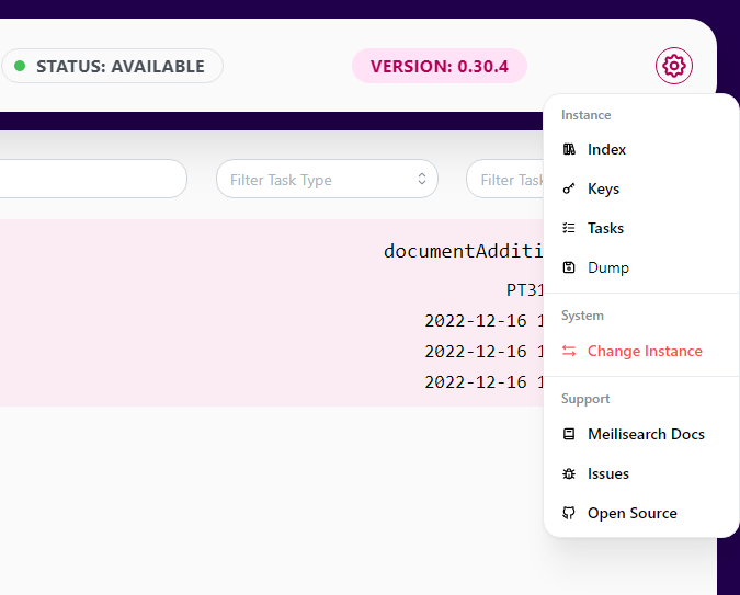 Meilisearch-UI media 4