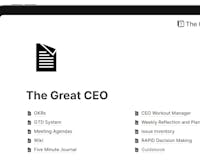 The Great CEO (Notion System) media 3