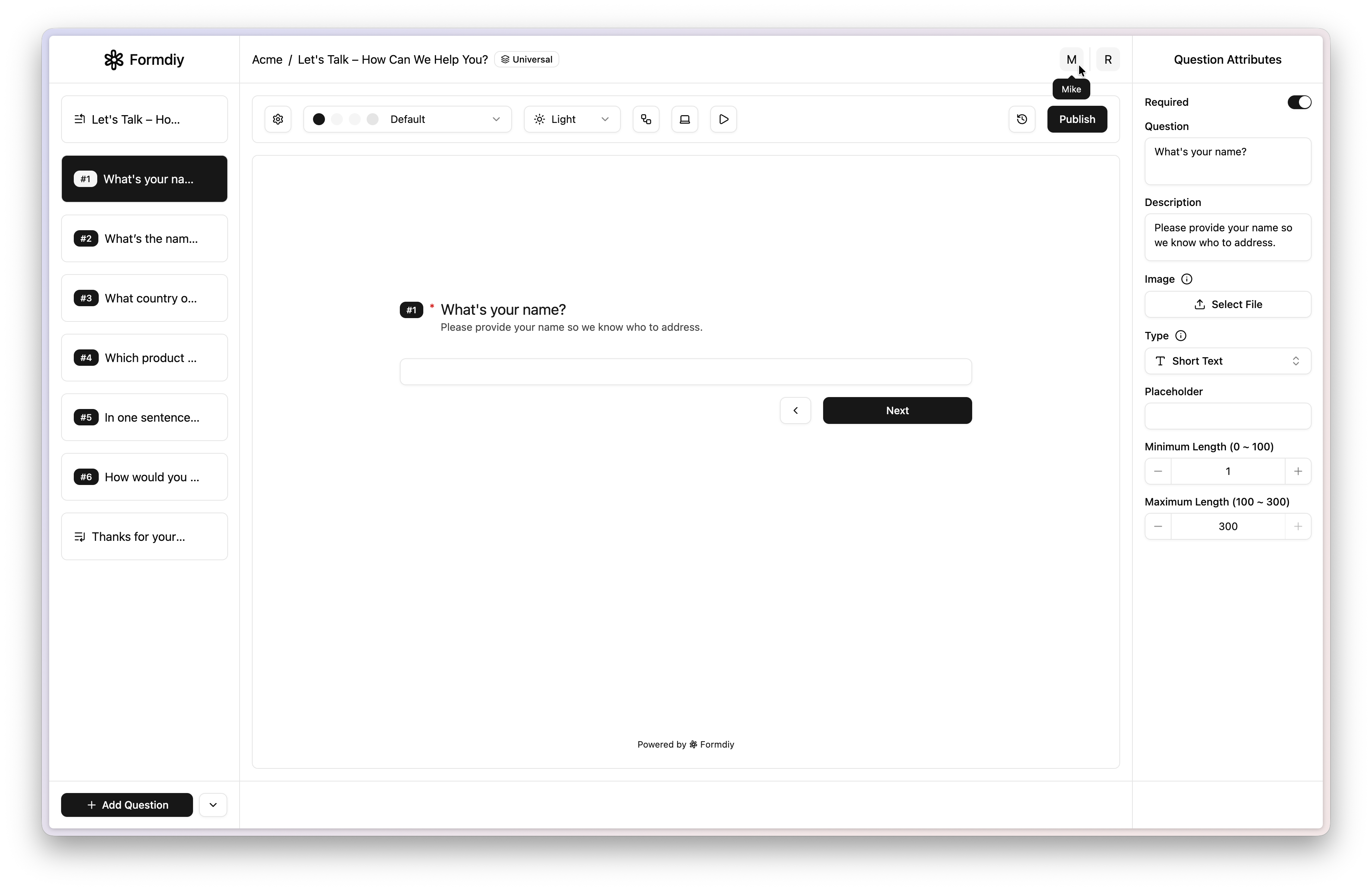 Formdiy gallery image