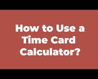 Time Card Calculator media 1