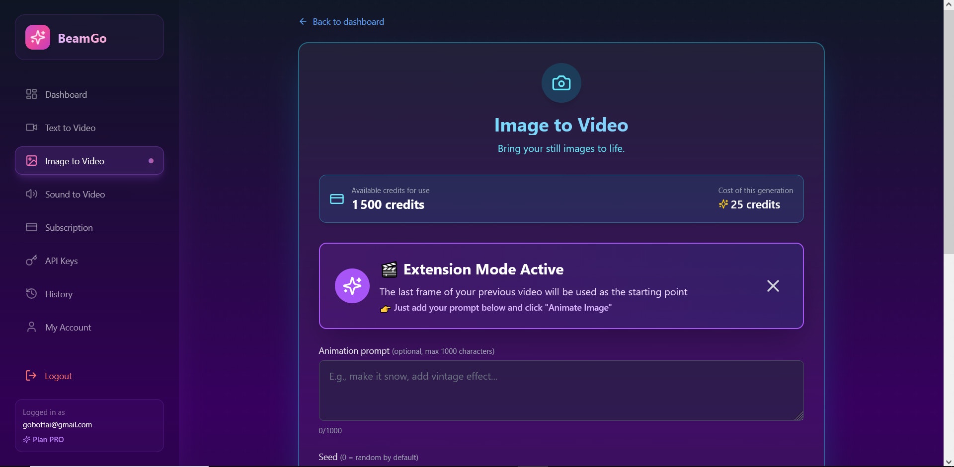 BeamGo - Screenshot 5 showing product features and functionality