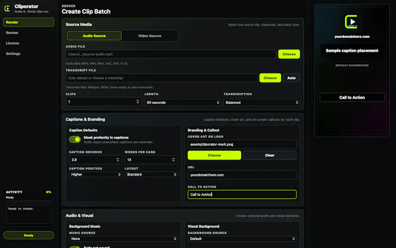 Cliporator screenshot 1