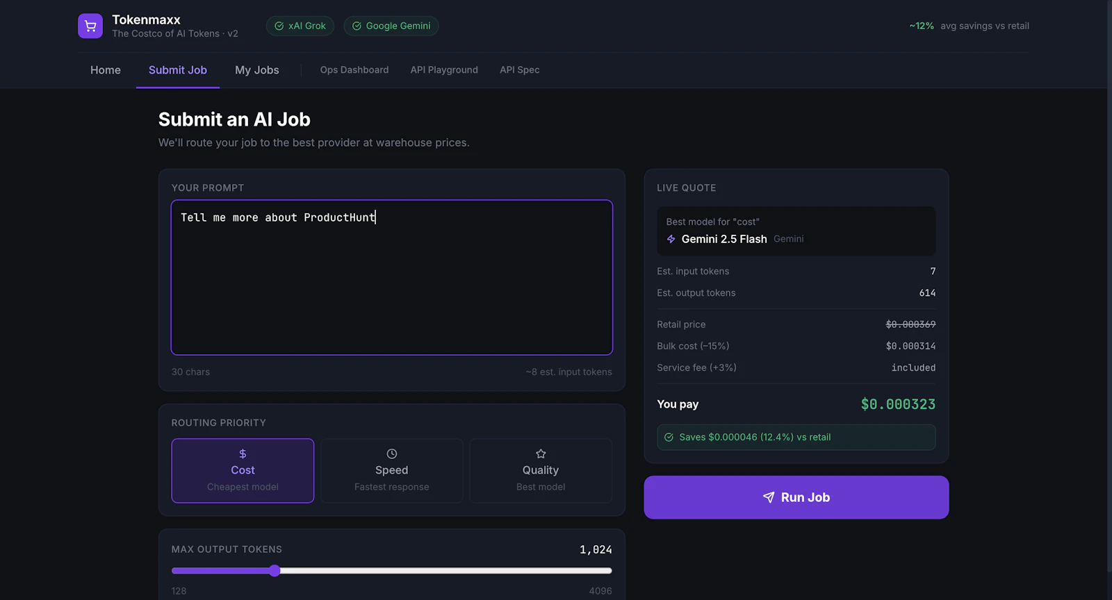 Tokenmaxx screenshot 3