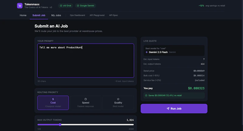 Tokenmaxx screenshot 3
