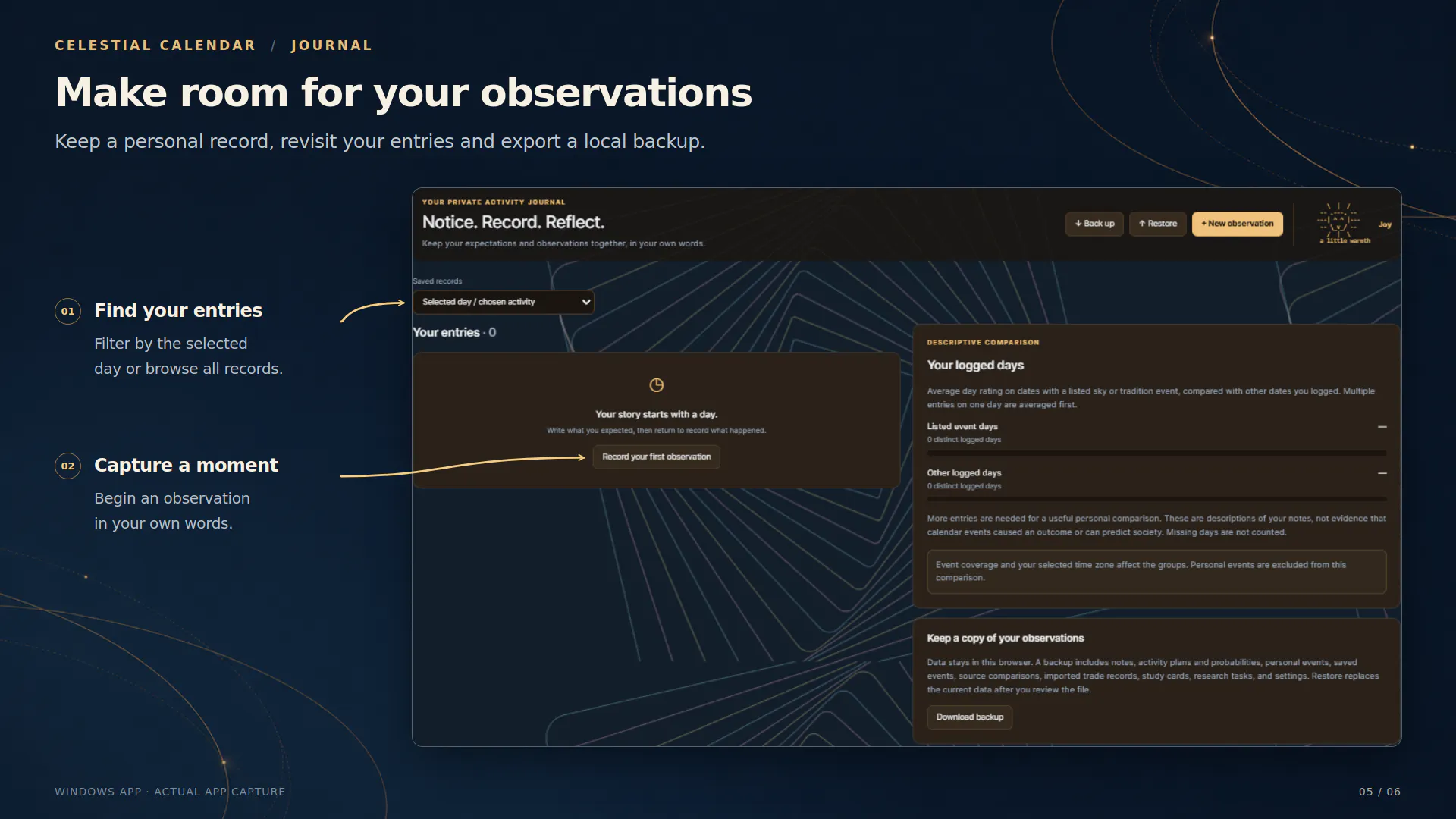 CELESTIAL Calendar gallery image
