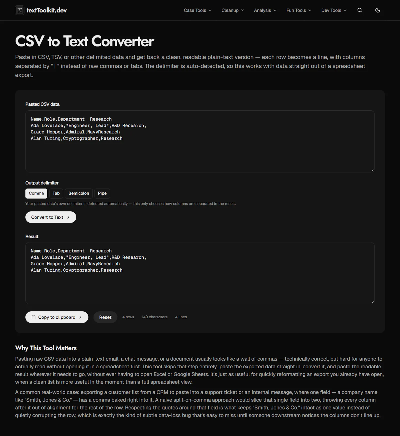 textToolkit.dev screenshot 6