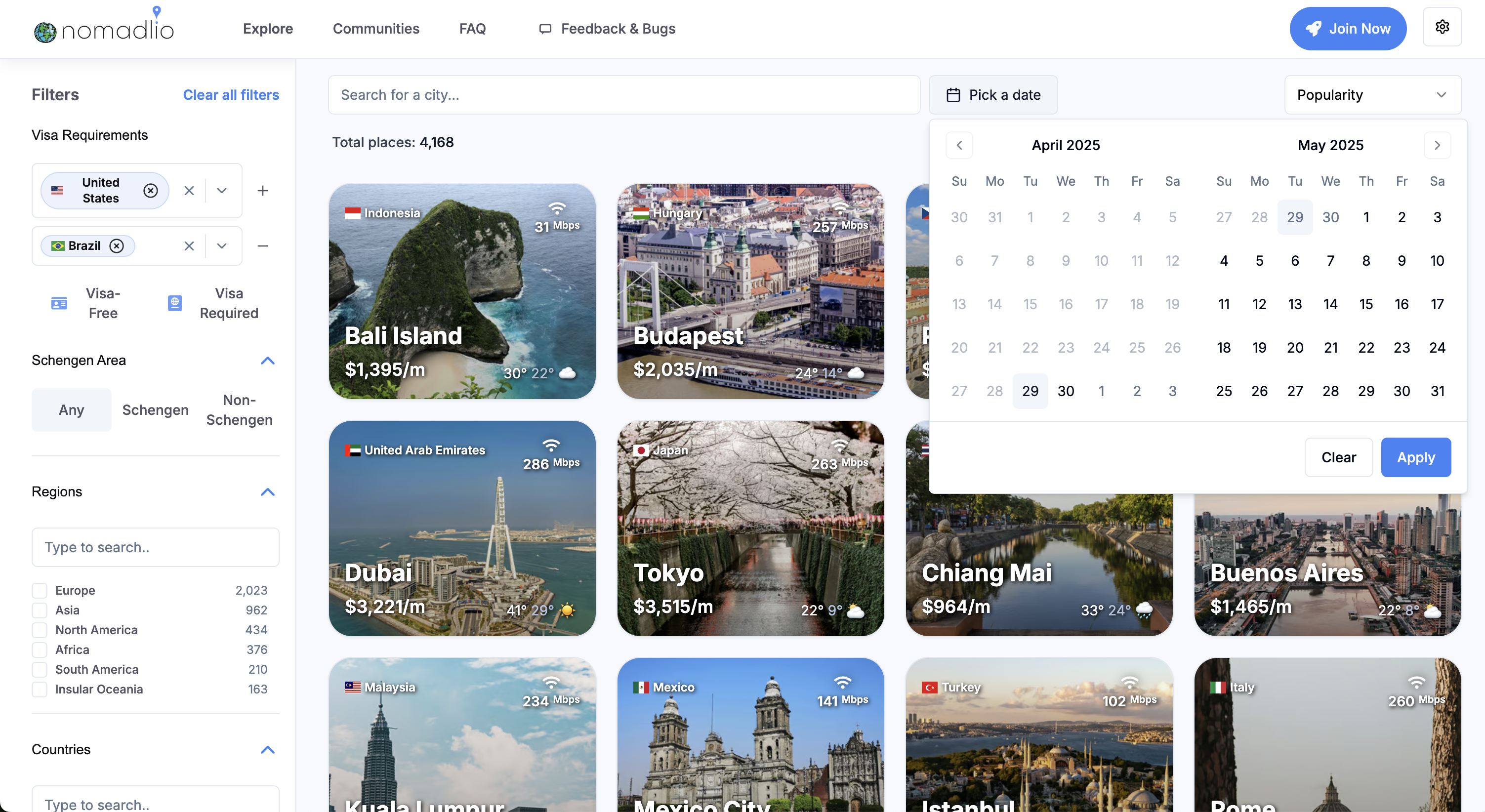 Media Nomadal - Terokai 5,700 destinasi.Berdasarkan harga bermusim sebenar 11