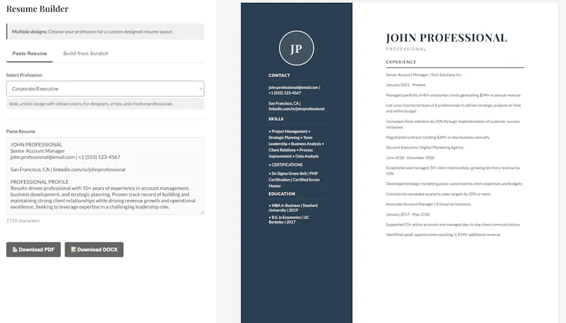 ResumeBuildFlo - Resume Builder screenshot 6