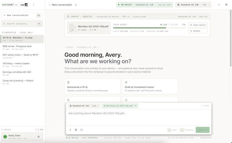Locai: Safechat screenshot 1