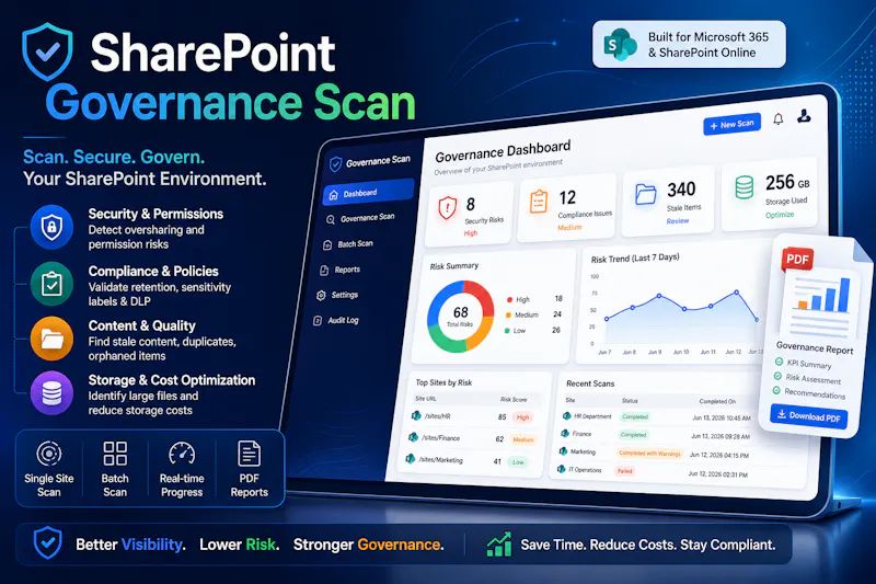 SharePoint Governance Tool screenshot 2