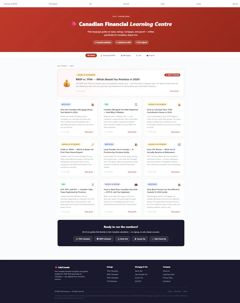 CalcCanada screenshot 3