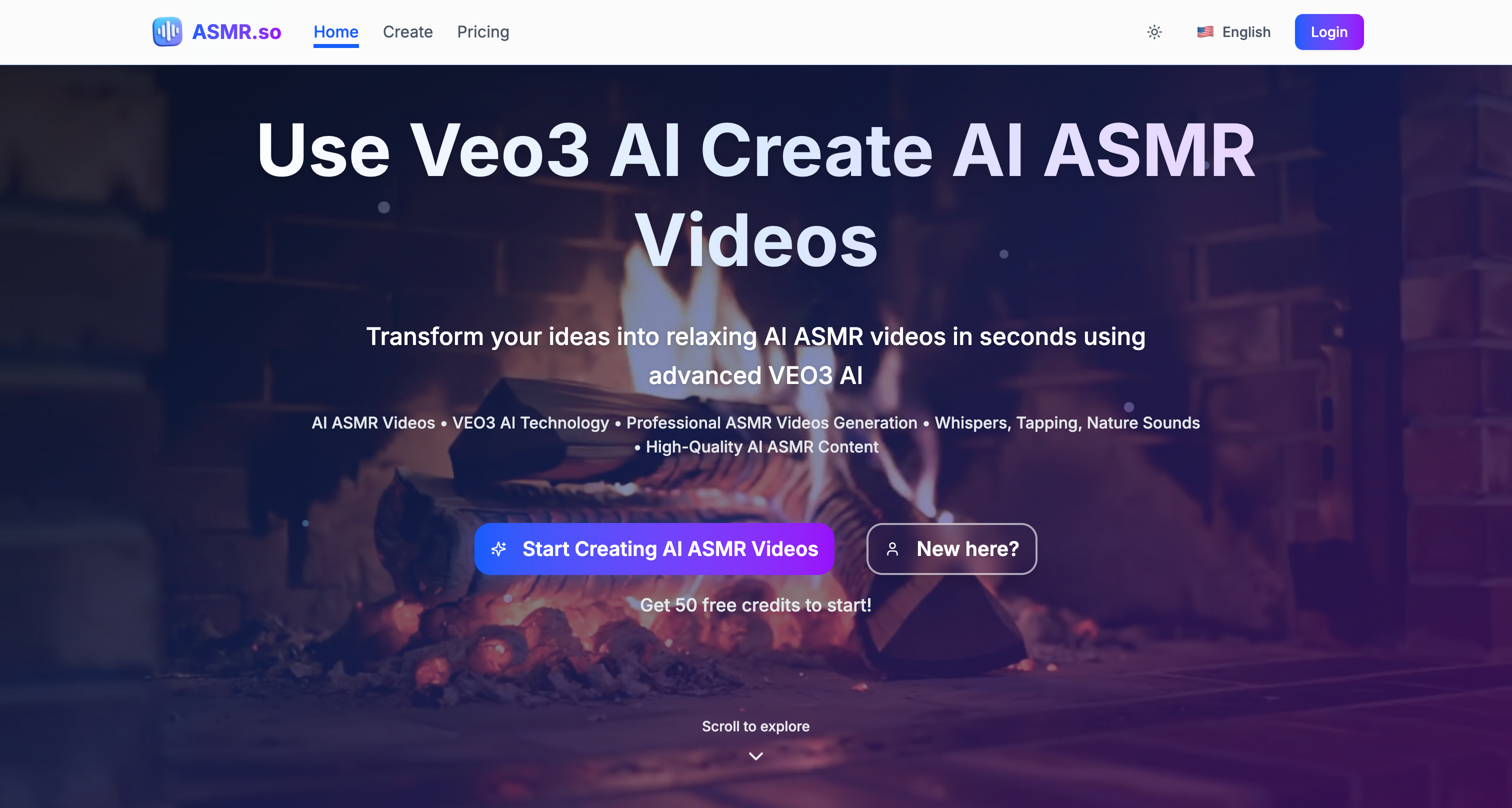 ASMR.so - Usa VEO3 Crea video AI ASMR media 2