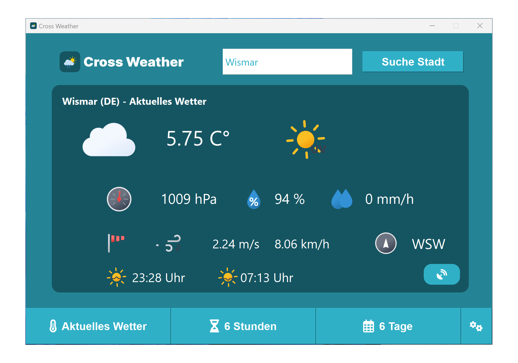 Crossweather - แอพอากาศเยอรมัน - แอพพลิเคชั่น Windows Animated German Animated สำหรับ Windows และ Apple Chips Macs media 3