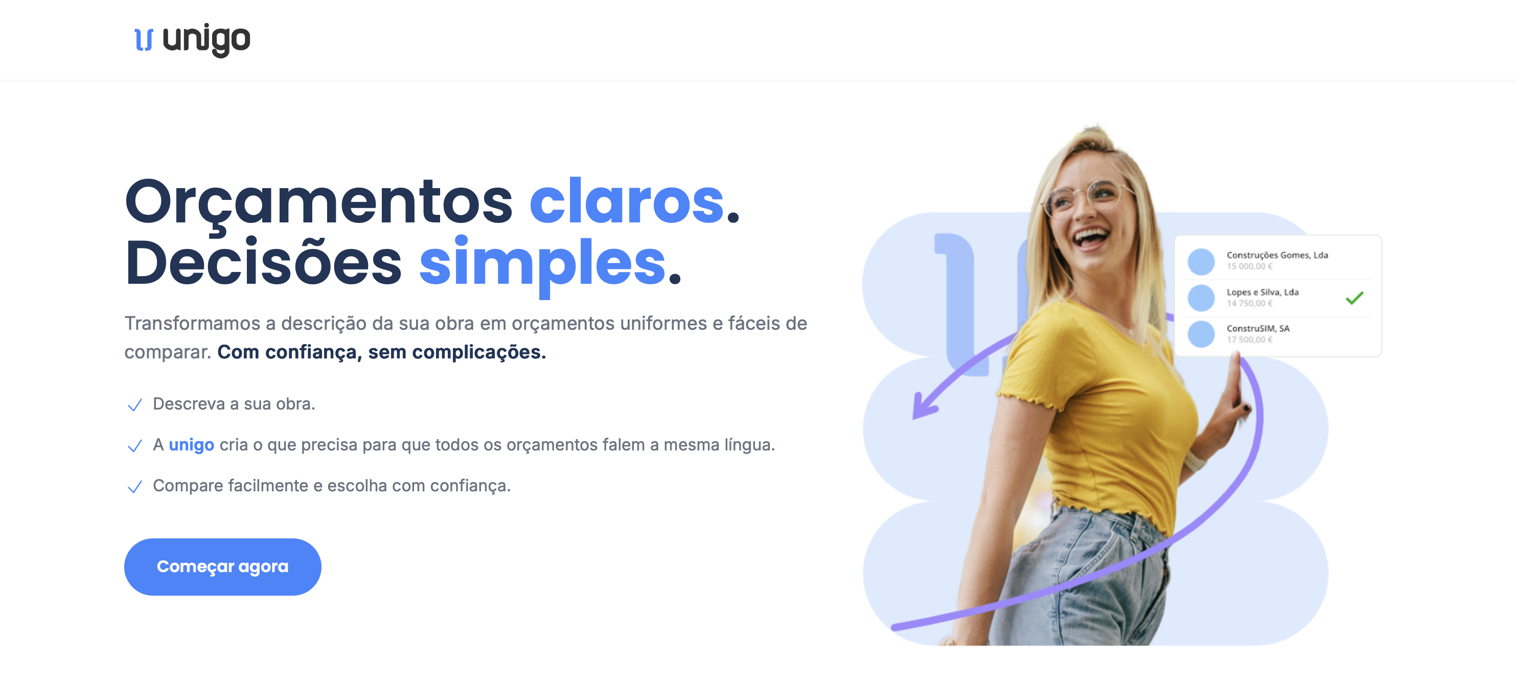unigo — Clear budgets. Simple decisions. gallery image