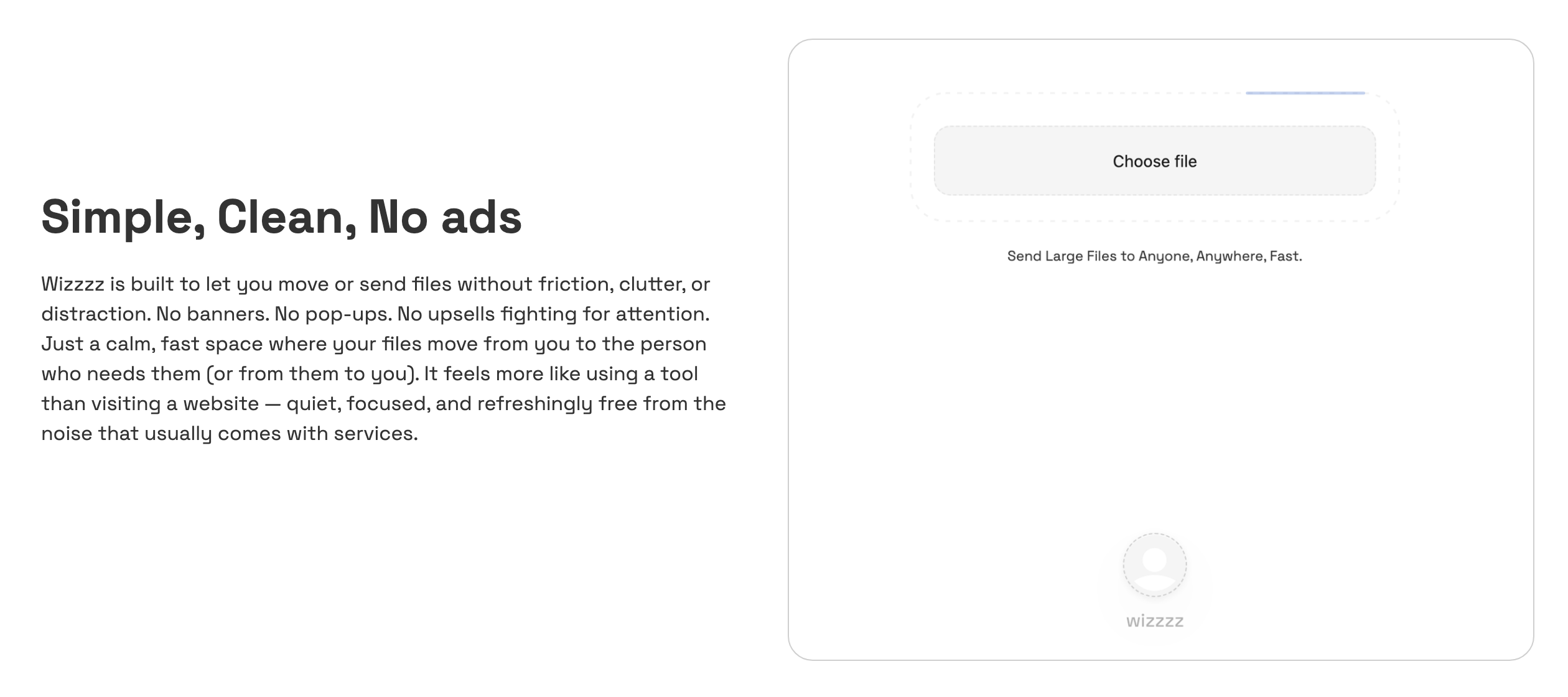 wizzzz - Main product screenshot demonstrating key features and user interface