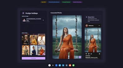 AI Saree gallery image