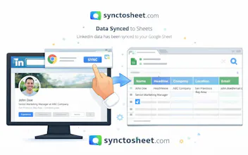 SyncToSheet - Export LinkedIn to Sheets gallery image