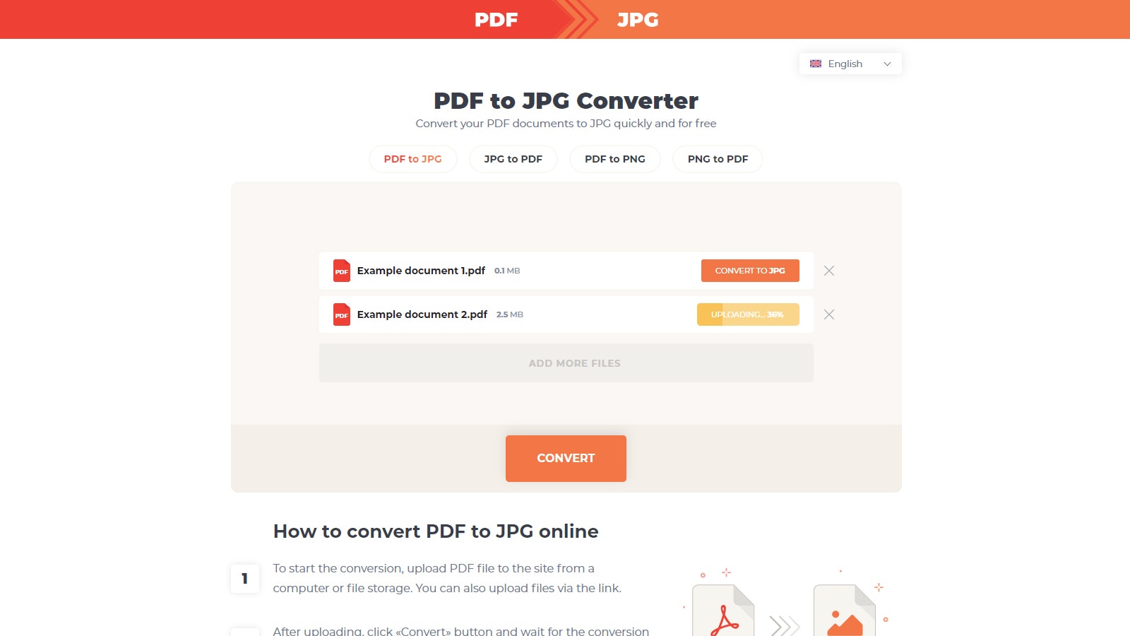 PDF to JPG Converter gallery image