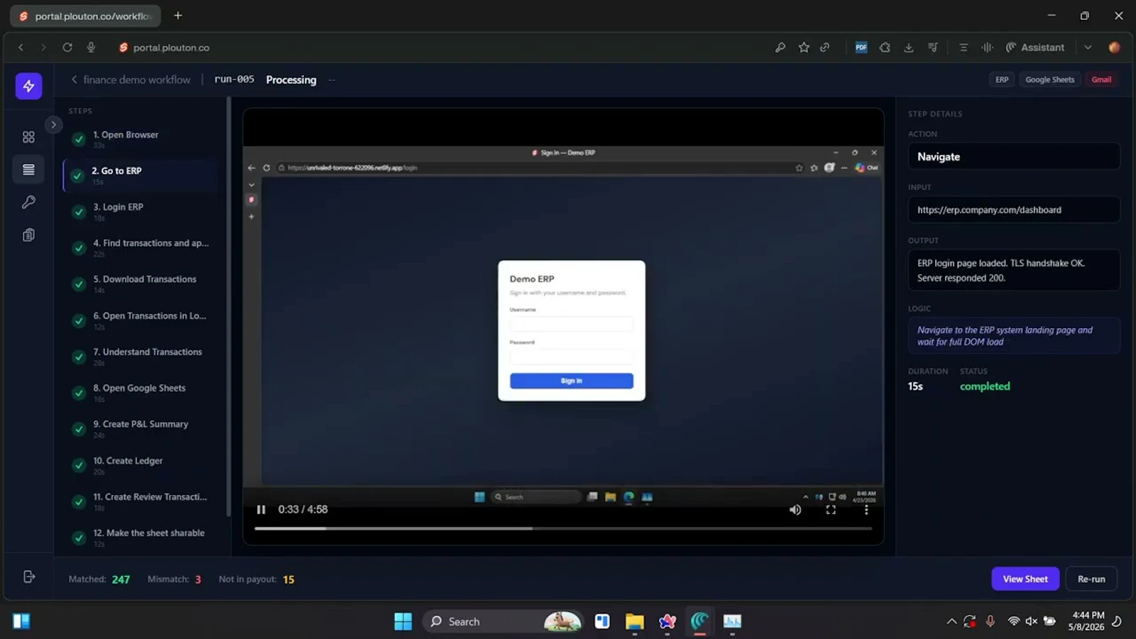 Plouton AI screenshot 1 (video preview)