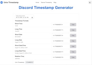 Unix Timestamp Converter gallery image