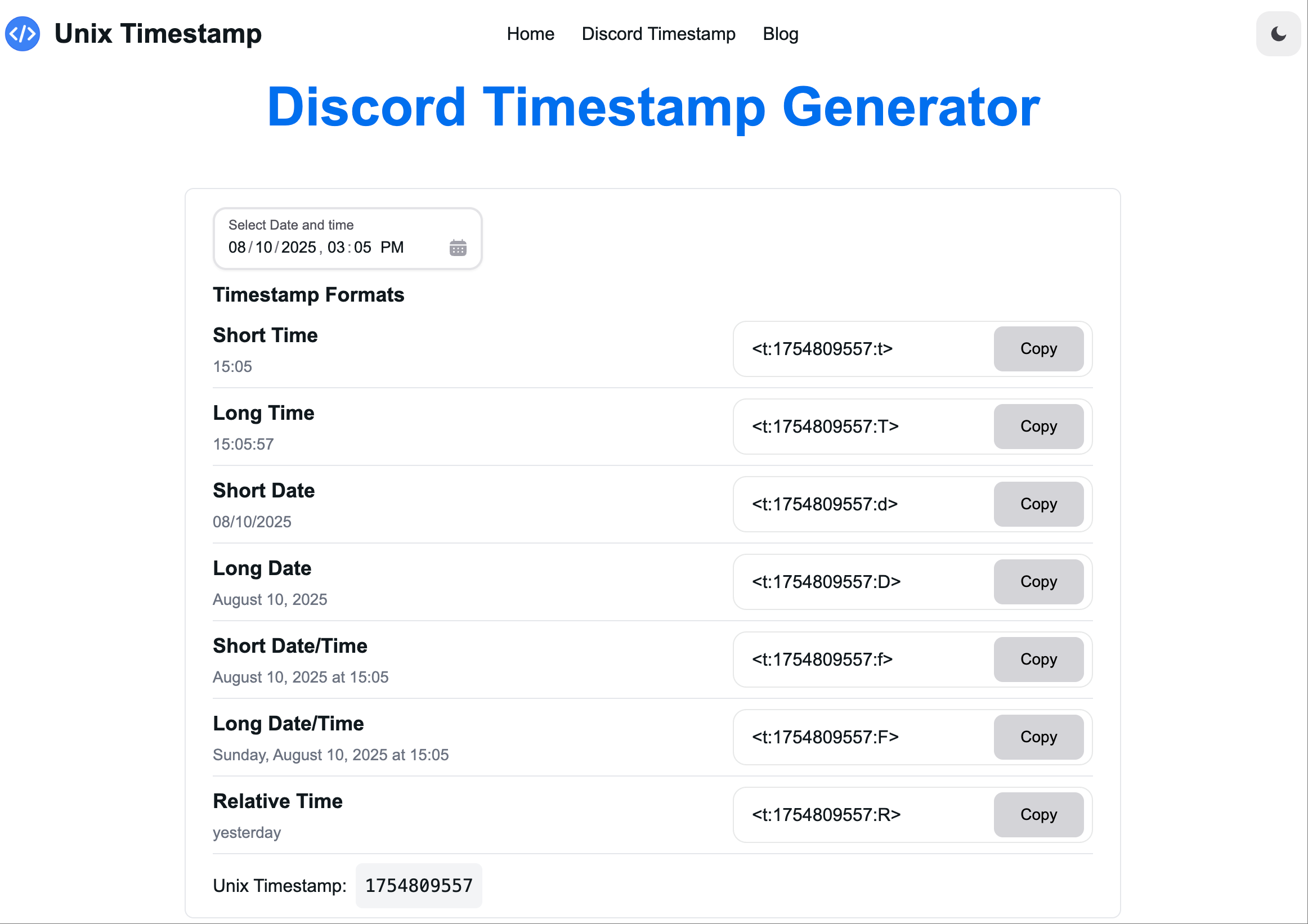 Unix Timestamp Converter media 3